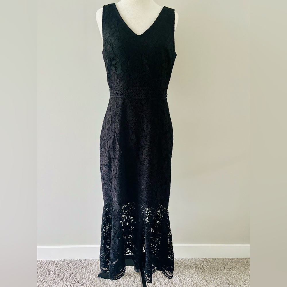 Nanette Lepore Elegant Black Lace Garment